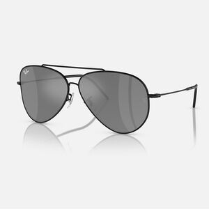 Ray-Ban Black Aviator reverse sunglasses